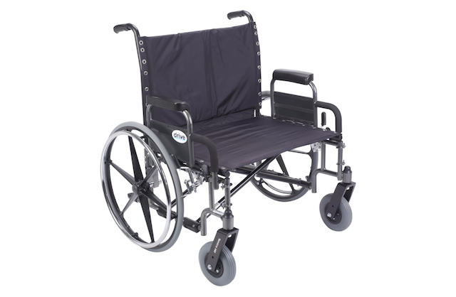 Sentra Extra Wide Heavy Duty Wheelchair Detachable Desk Arms 26 Seat